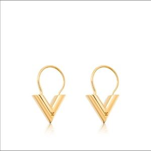 Louis Vuitton V Earrings